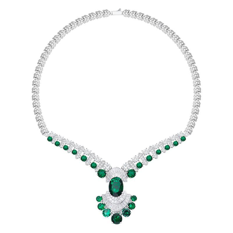 Textuality Celebrity Mermaid Necklace - 18K Gold Plated | Bo Cheng Jewelry - View 3
