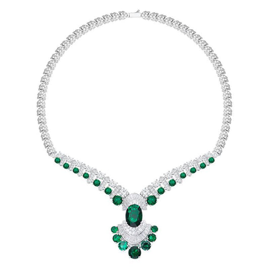 Textuality Celebrity Mermaid Necklace - 18K Gold Plated | Bo Cheng Jewelry - View 3