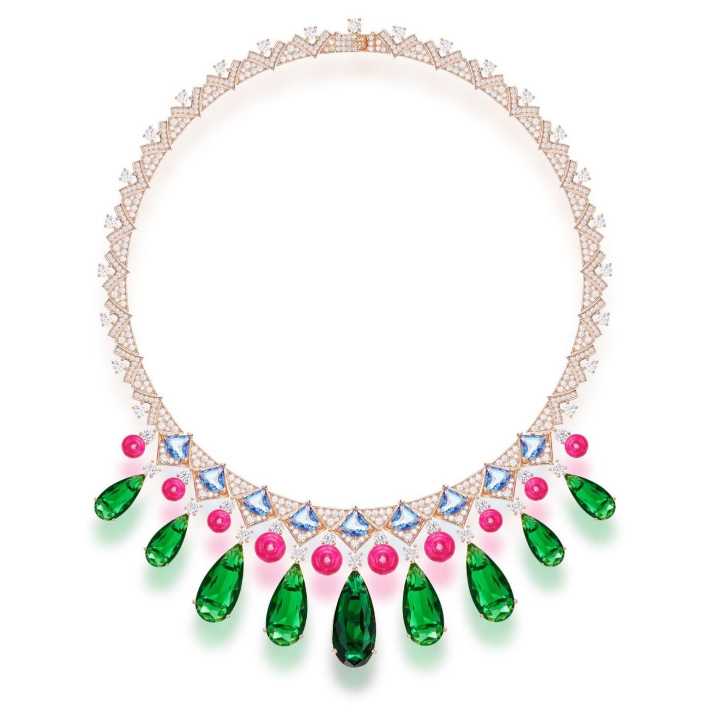 Wholesale Model Simulated Emerald PearShaped