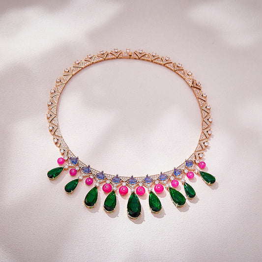 Wholesale Model Simulated Emerald PearShaped