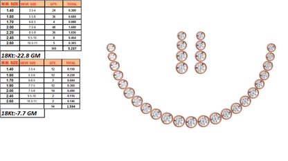 18K Gold Custom Diamond Necklace & Earring Set | 10 Designs | Moissanite Lab Diamond CZ | Bridal Luxury Fine Jewelry | Bo Cheng Jewelry