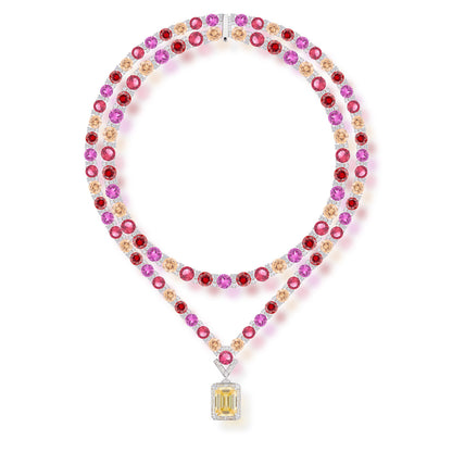 Wholesale Colorful Color Necklace Gold