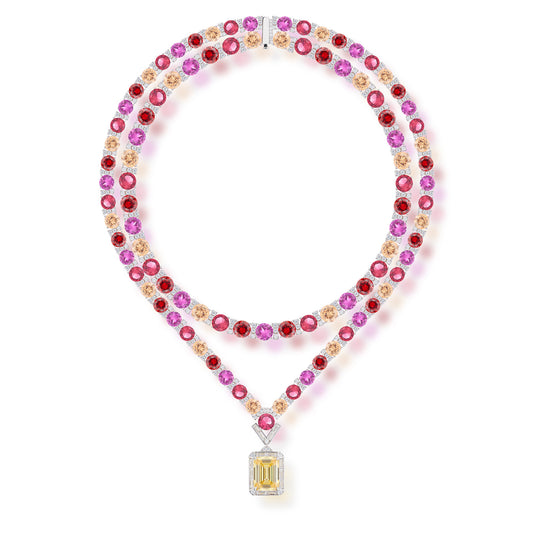 Wholesale Colorful Color Necklace Gold