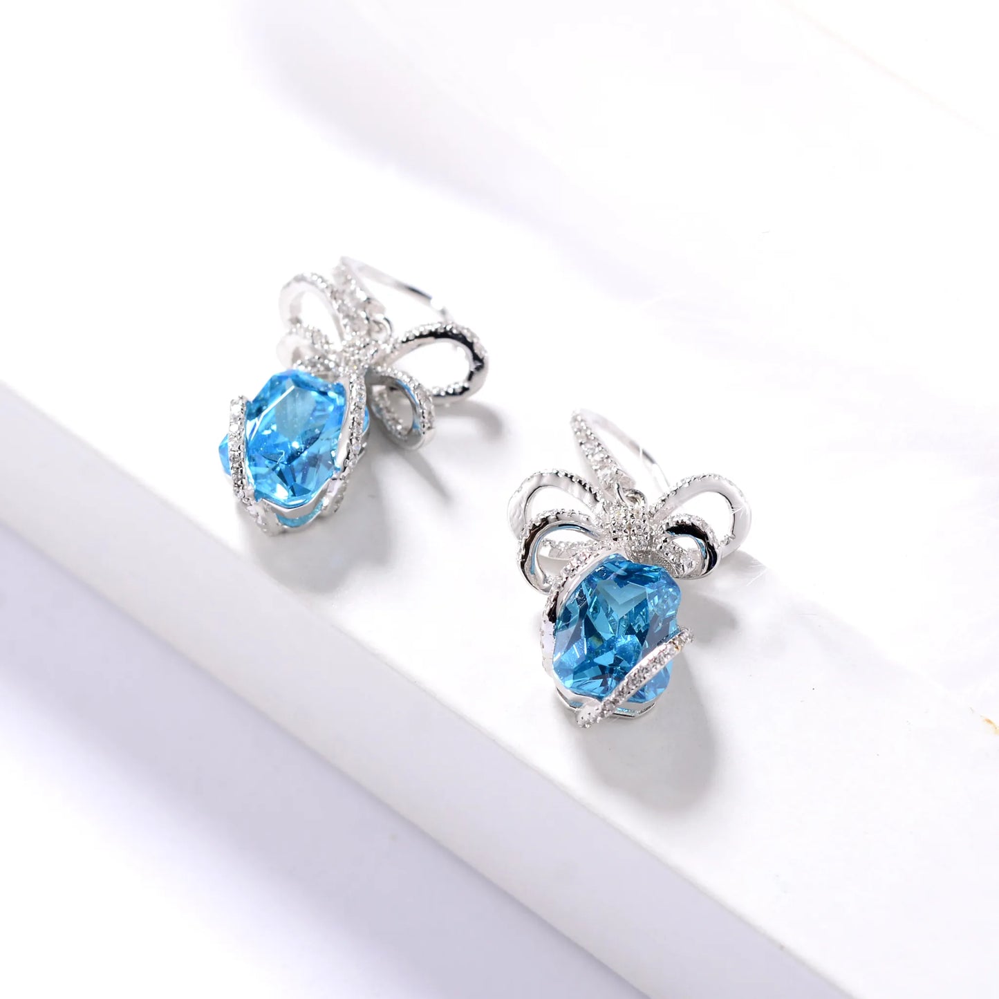 Large Square High Carbon Diamond Necklace