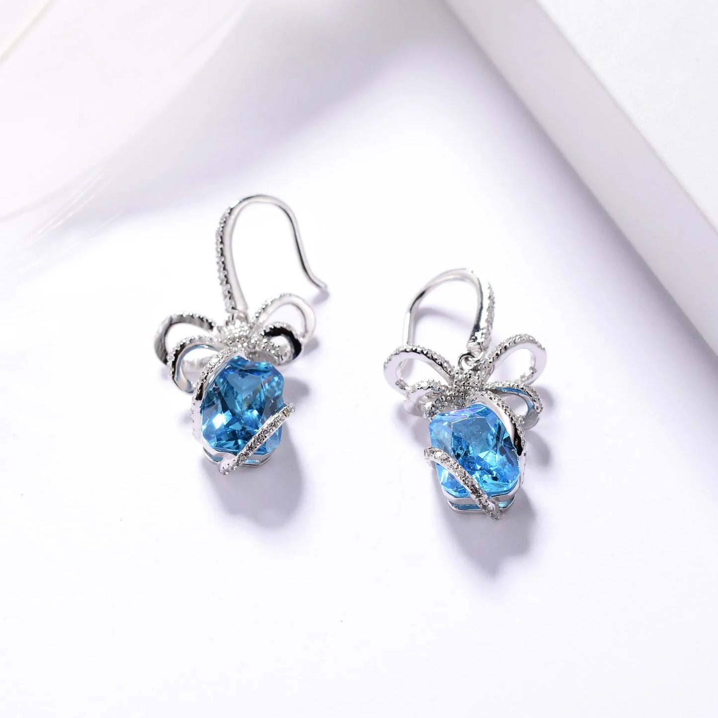 Large Square High Carbon Diamond Necklace