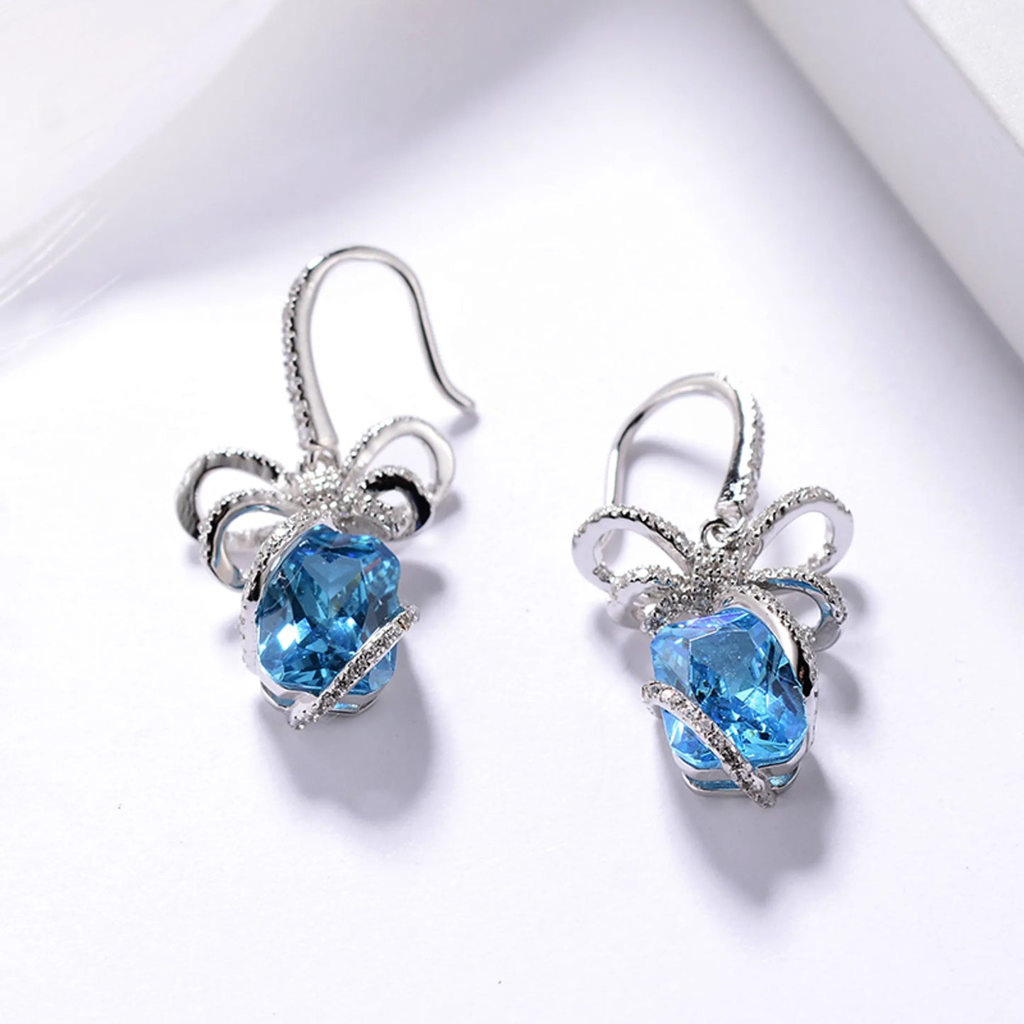 Large Square High Carbon Diamond Necklace