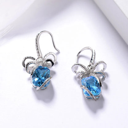 Large Square High Carbon Diamond Necklace