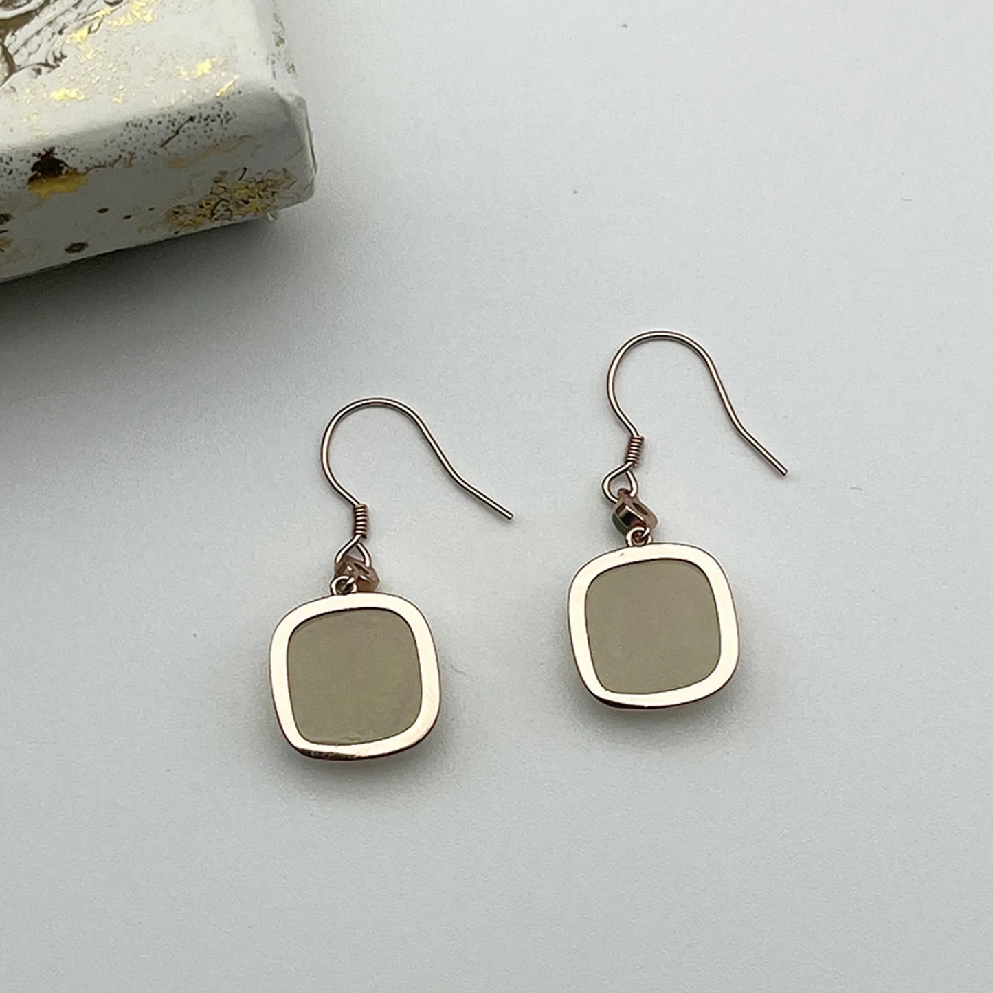 Chinese Style Hetian Jade Earrings