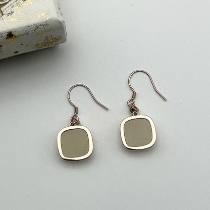 Chinese Style Hetian Jade Earrings