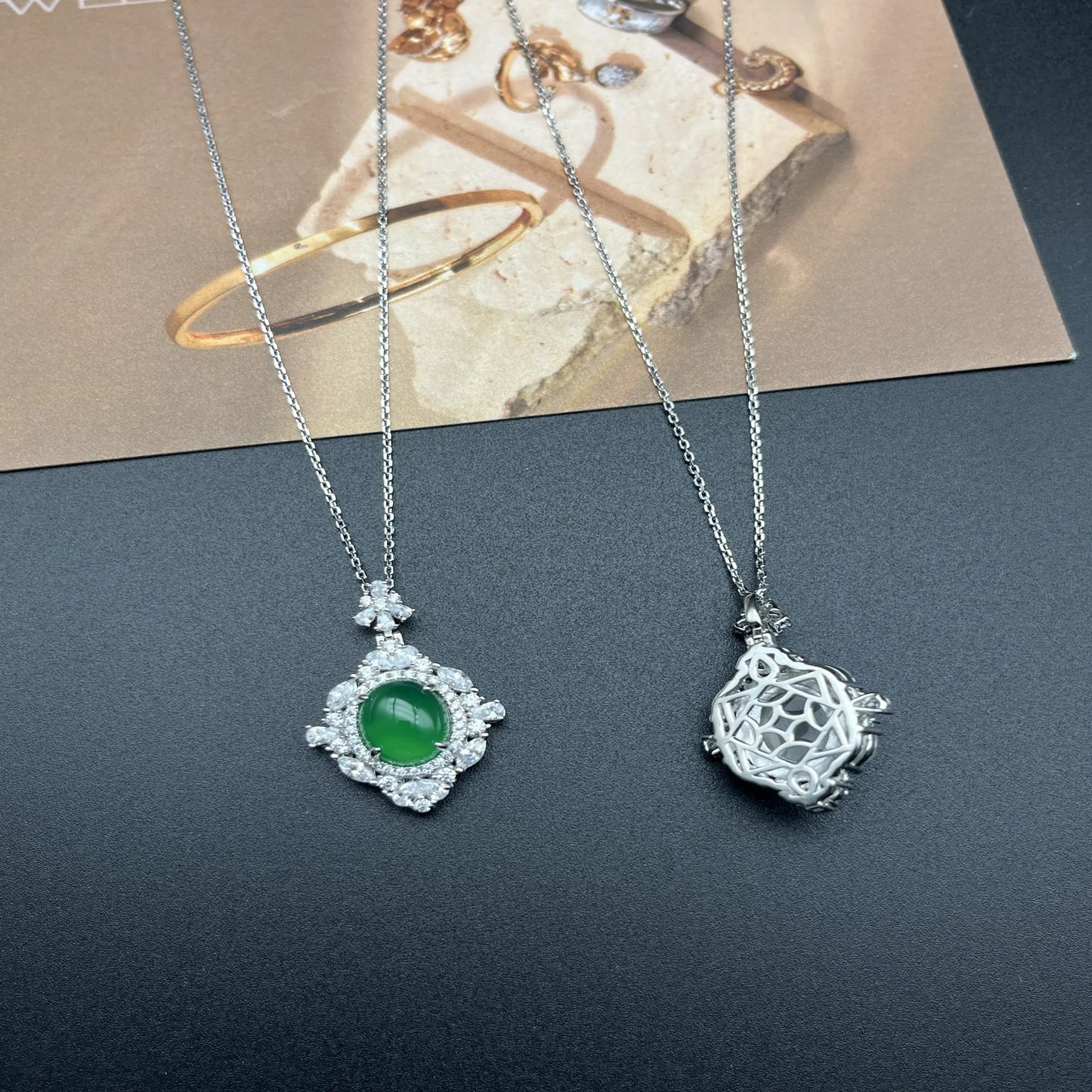 Green Chalcedony Necklace