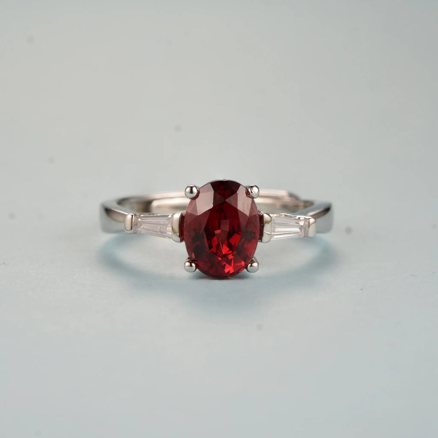Magnesium Aluminum Garnet Ring 925 Silver Wholesale Style 2