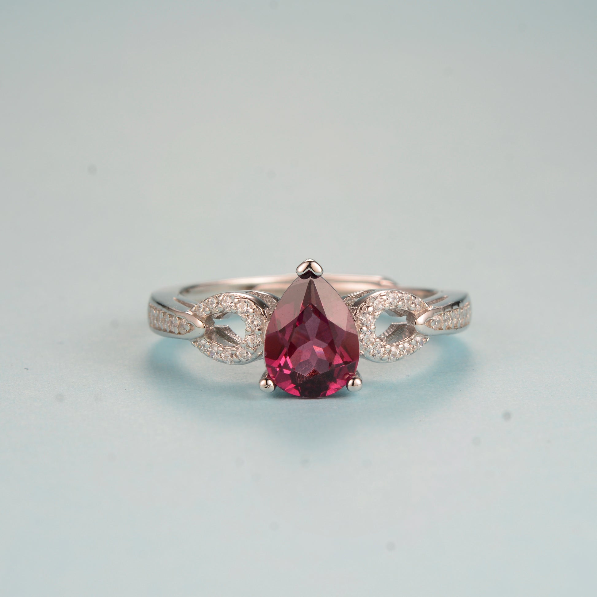Magnesium Aluminum Garnet Ring 925 Silver Wholesale Style 3