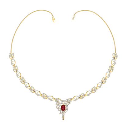 18K Gold Necklace & Earring Set 28 | Moissanite Natural Diamond Lab Diamond | Bridal Luxury | Bo Cheng Jewelry