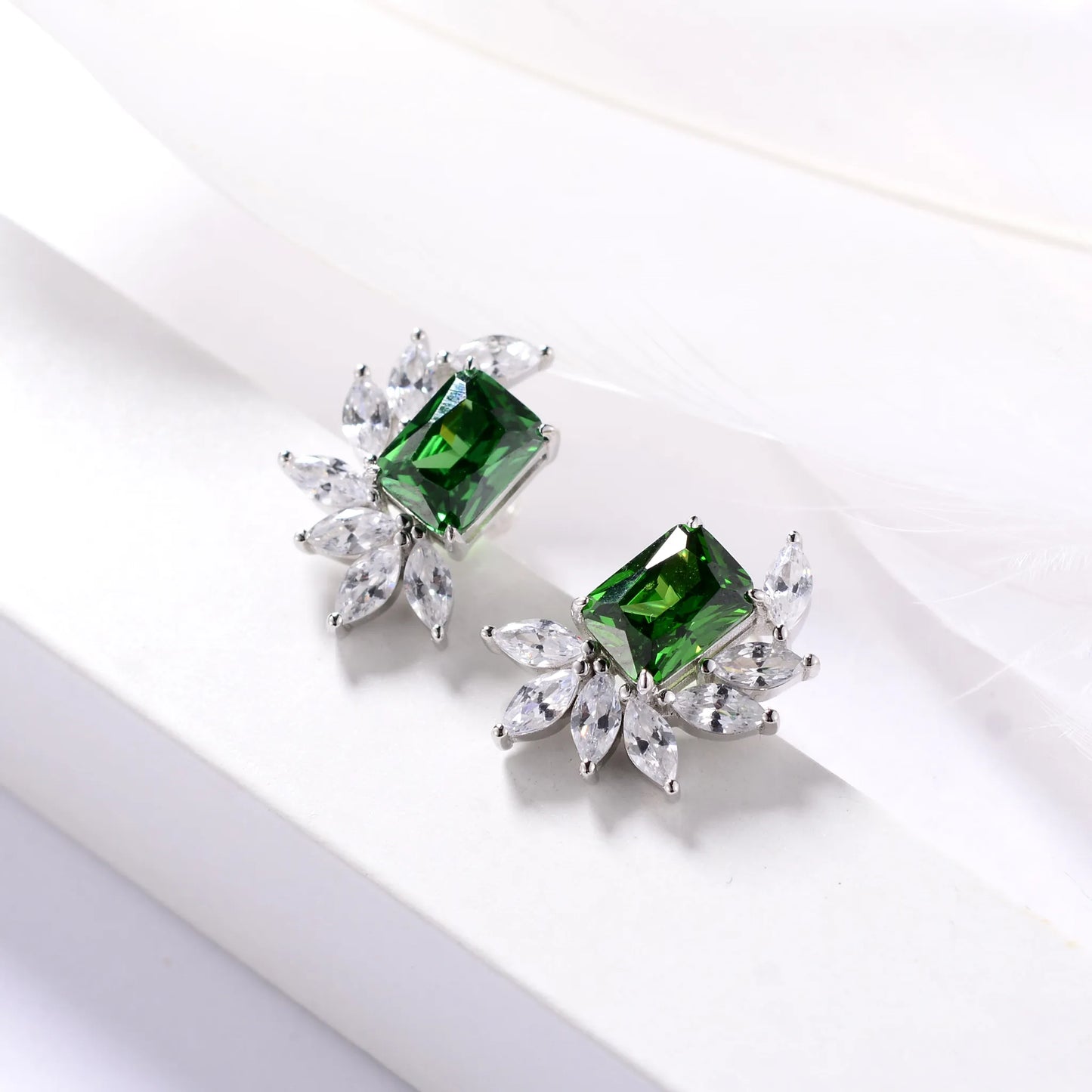 Emerald Green Earrings