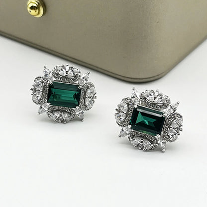 Emerald Green Earrings