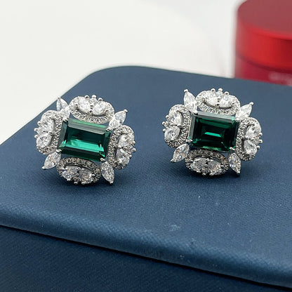 Emerald Green Earrings