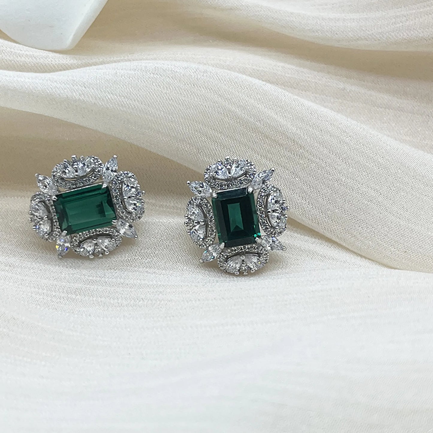 Emerald Green Earrings
