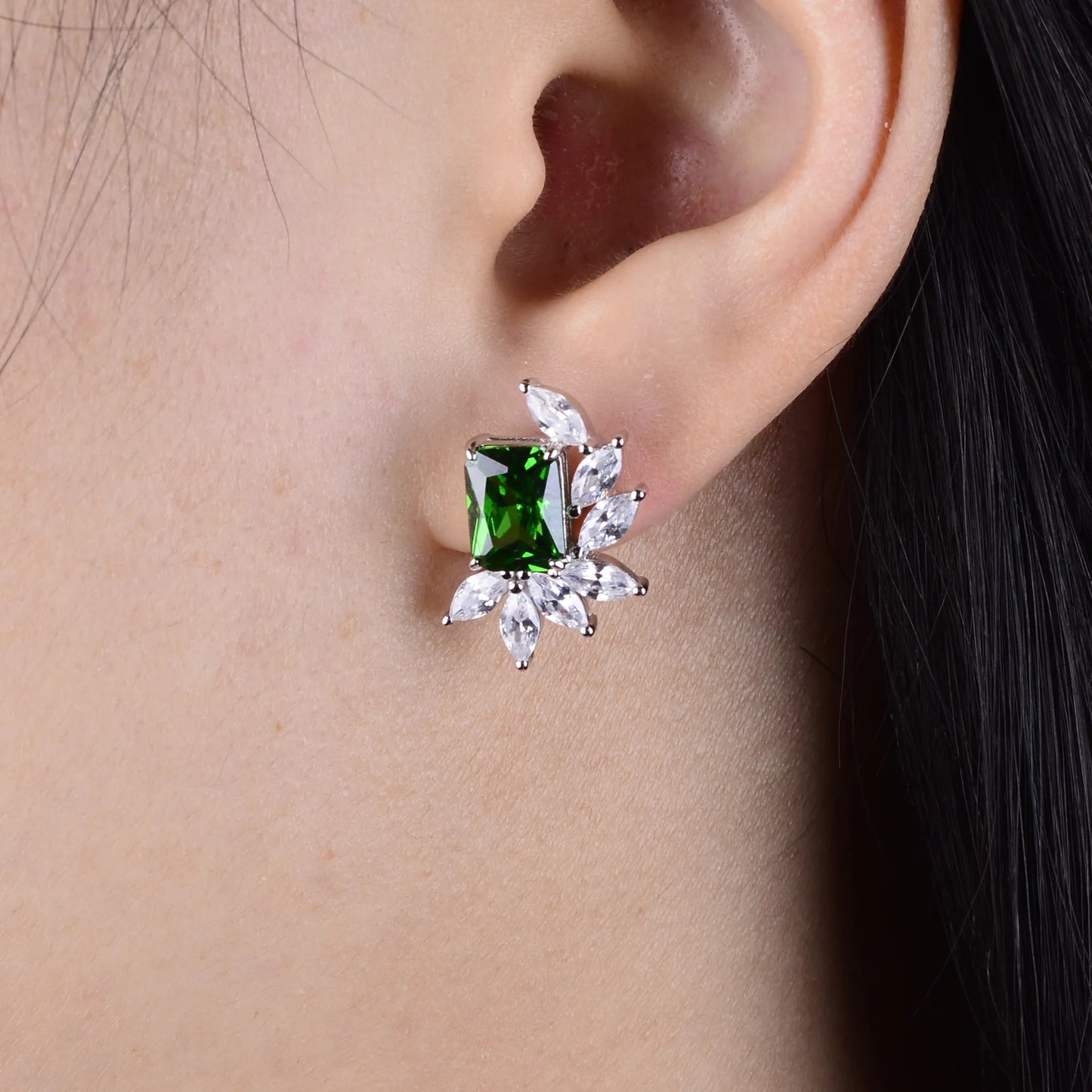 Emerald Green Earrings