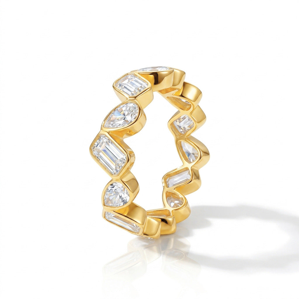 925 Silver Creative Fashion Ring | Moissanite or CZ