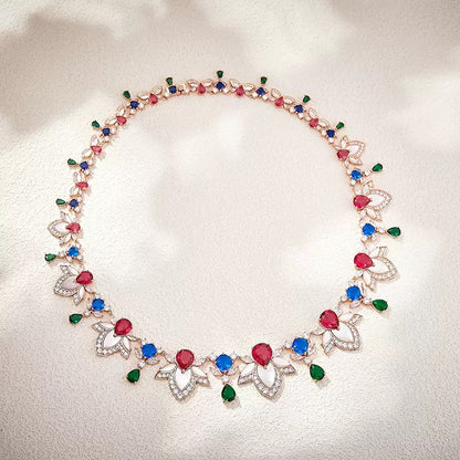 High-E White Shell Petal Necklace - 18K Gold Plated | Bo Cheng Jewelry