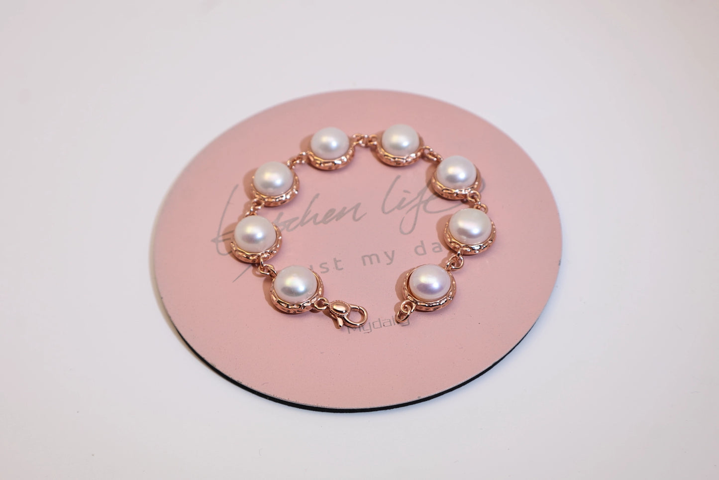 925 Sterling Silver Bun Bead Bracelet