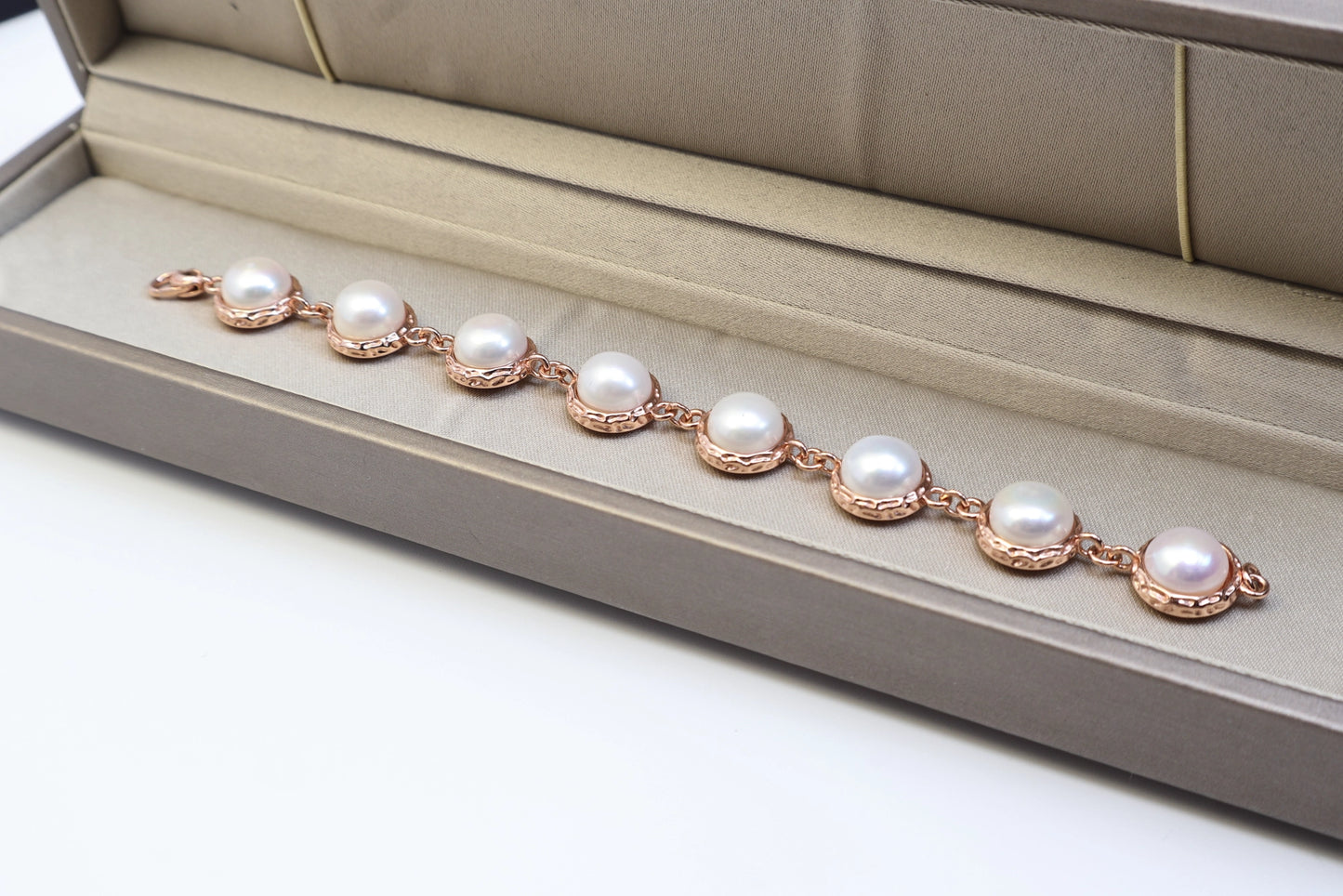 925 Sterling Silver Bun Bead Bracelet