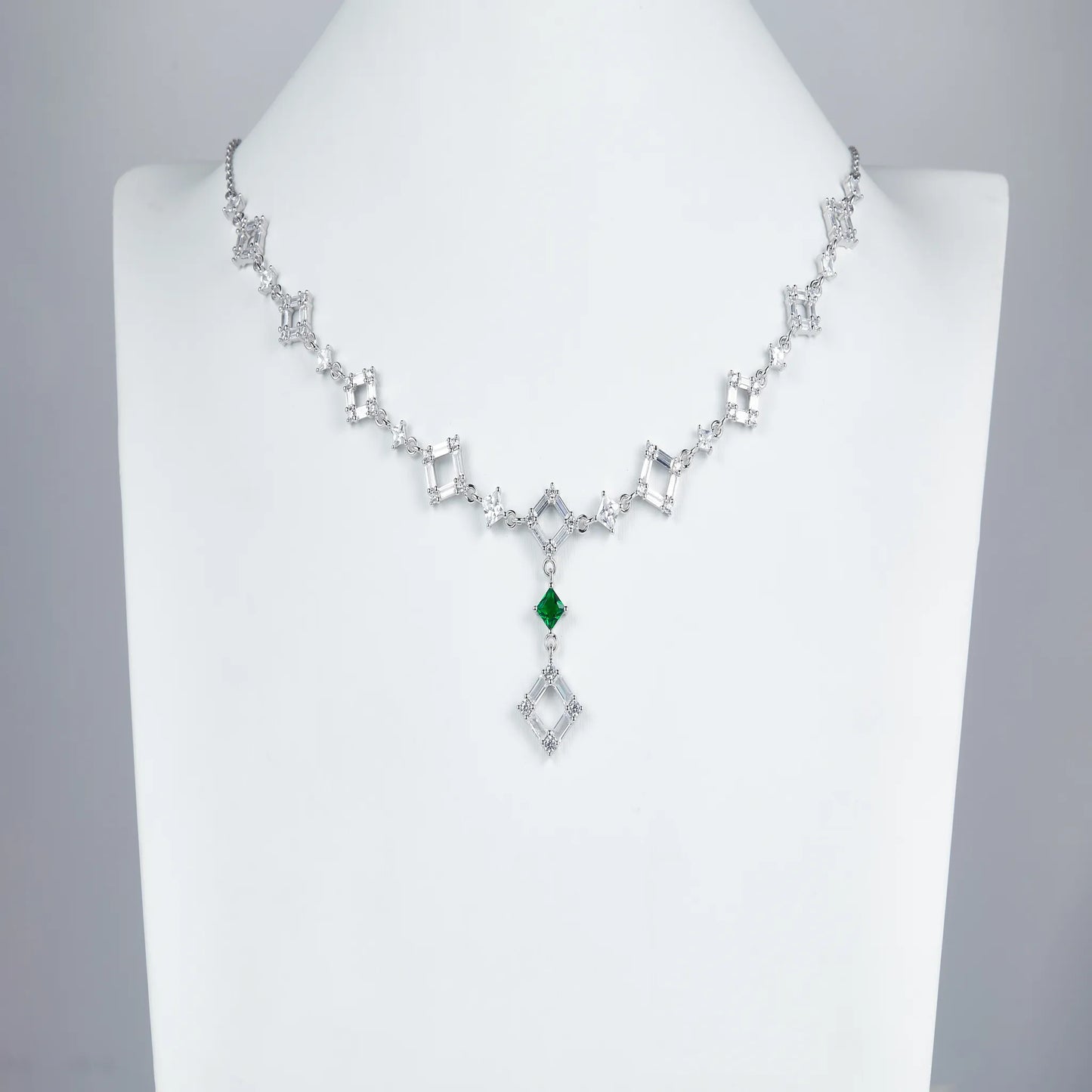 Geometric Patchwork Necklace