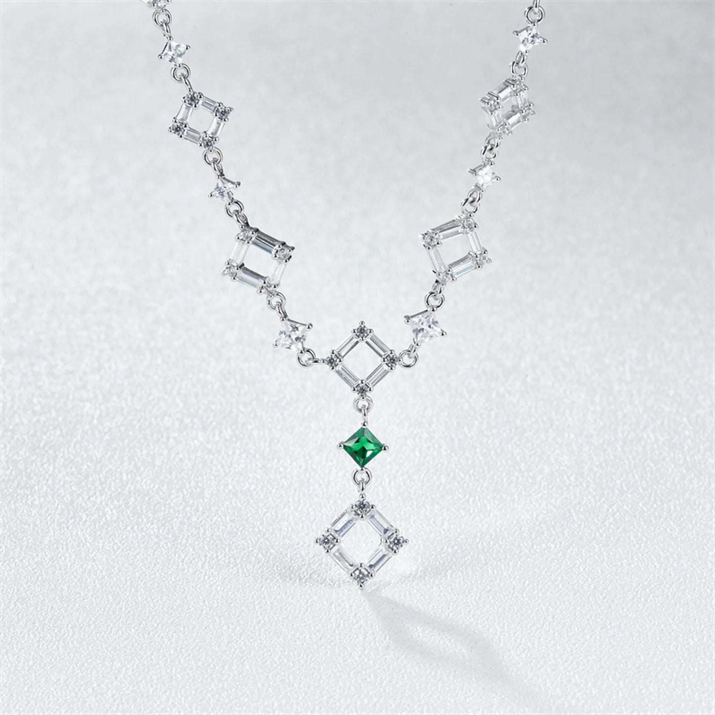 Geometric Patchwork Necklace