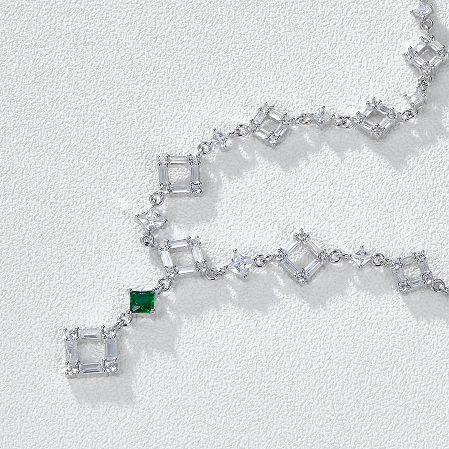 Geometric Patchwork Necklace