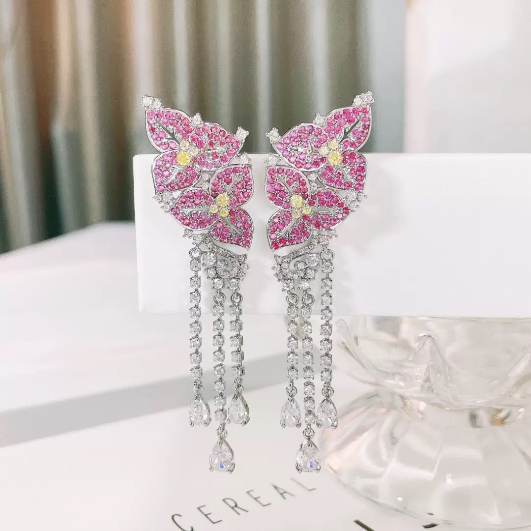 #010 Zircon Micro-set Minimalist Earrings - 18K Gold Plated | Bo Cheng Jewelry