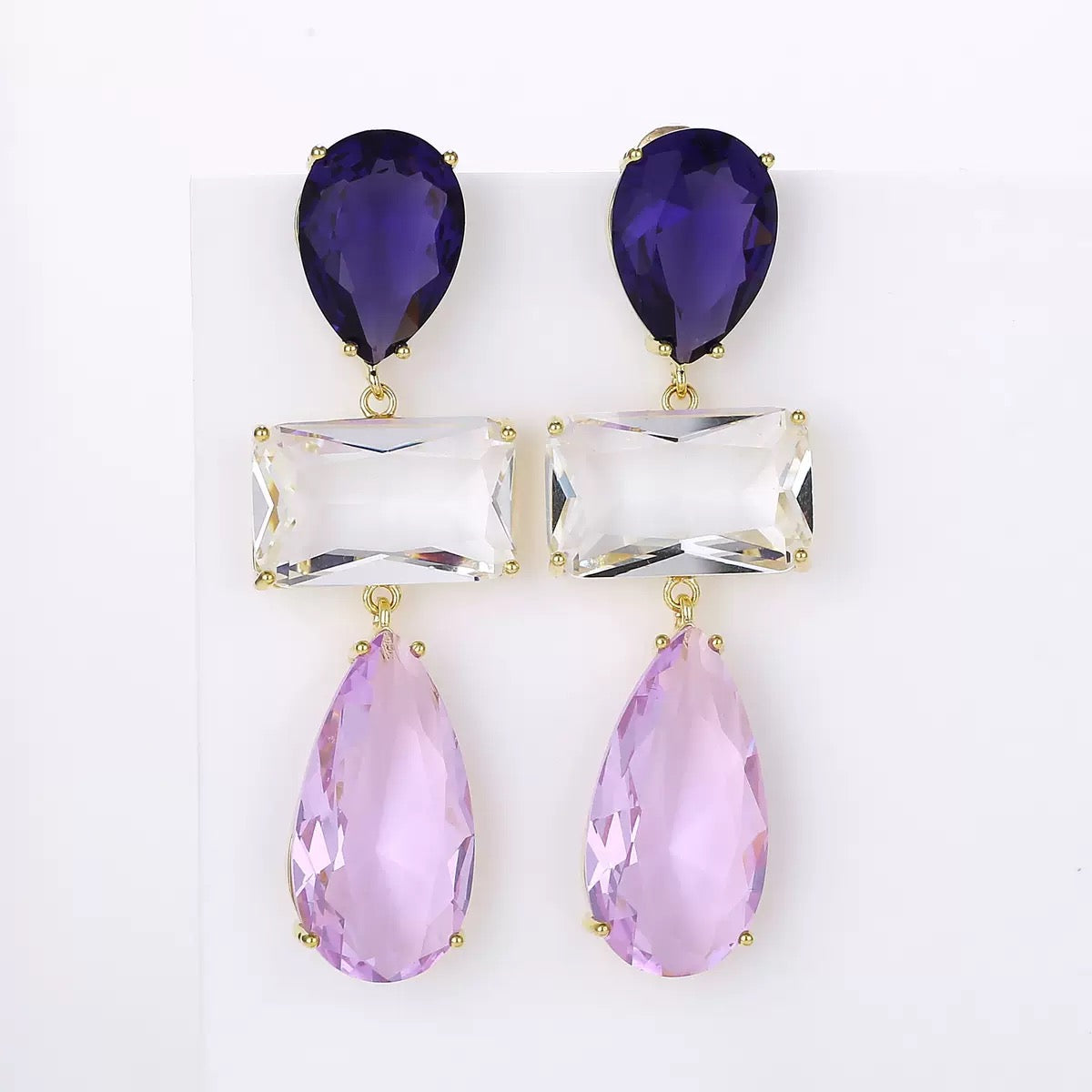 #023 Trendy Classic Earrings - 18K Gold Plated | Bo Cheng Jewelry