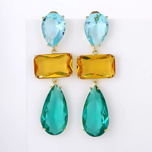 #023 Trendy Classic Earrings - 18K Gold Plated | Bo Cheng Jewelry