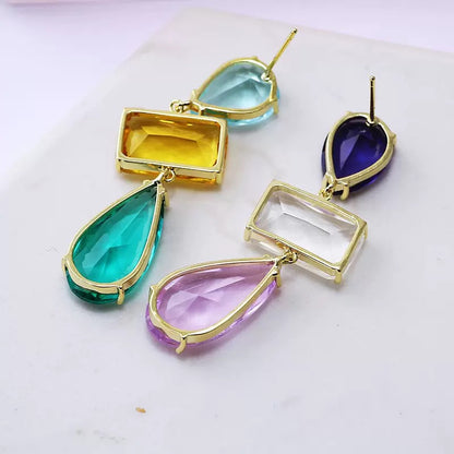 #023 Trendy Classic Earrings - 18K Gold Plated | Bo Cheng Jewelry