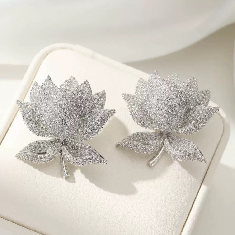 #036 Zircon Micro-set Ear Accessories - 18K Gold Plated | Bo Cheng Jewelry