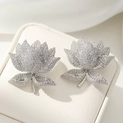 #036 Zircon Micro-set Ear Accessories - 18K Gold Plated | Bo Cheng Jewelry