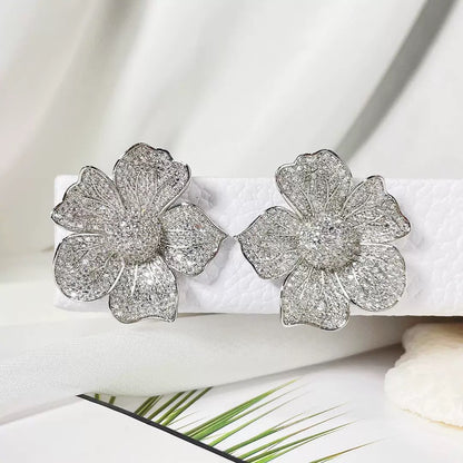 #040 Minimalist Simulated Diamond Best-seller Drop Earrings - 18K Gold Plated | Bo Cheng Jewelry