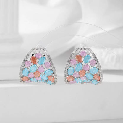 #051 Hot Fashion Drop Earrings - 18K Gold Plated | Bo Cheng Jewelry