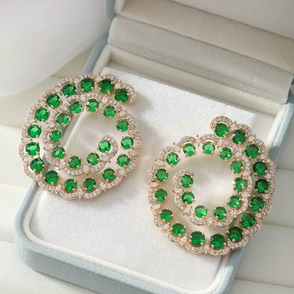 #059 Luxury Zircon Trendy Ear Accessories - 18K Gold Plated | Bo Cheng Jewelry