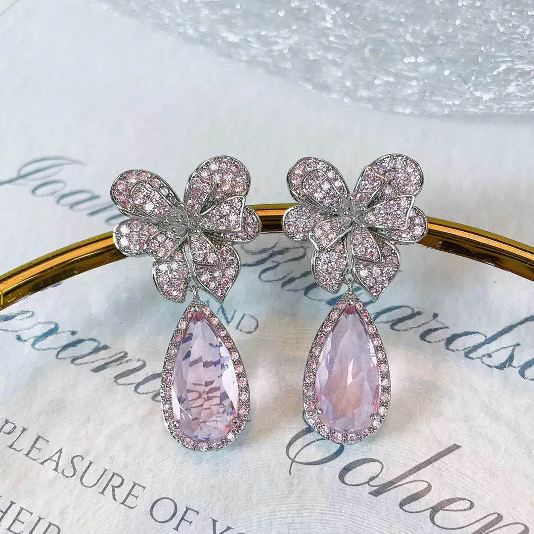 #068 Micro-set Simulated Diamond Ear Accessories - 18K Gold Plated | Bo Cheng Jewelry