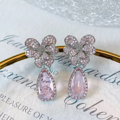#068 Micro-set Simulated Diamond Ear Accessories - 18K Gold Plated | Bo Cheng Jewelry