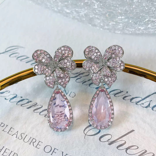 #068 Micro-set Simulated Diamond Ear Accessories - 18K Gold Plated | Bo Cheng Jewelry