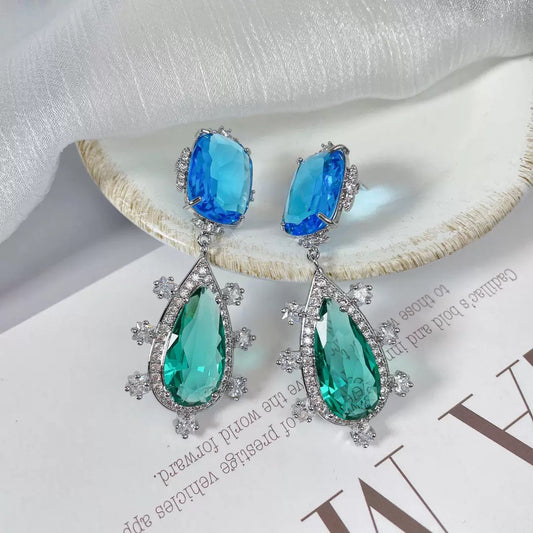 #074 Elegant Cubic Zirconia Viral Ear Accessories - 18K Gold Plated | Bo Cheng Jewelry