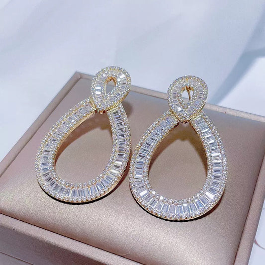 #091 Best-seller Luxury Stud Earrings - 18K Gold Plated | Bo Cheng Jewelry