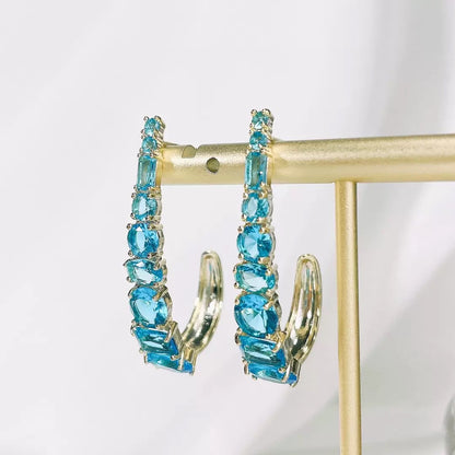 #099 Hot Sparkling Ear Accessories - 18K Gold Plated | Bo Cheng Jewelry