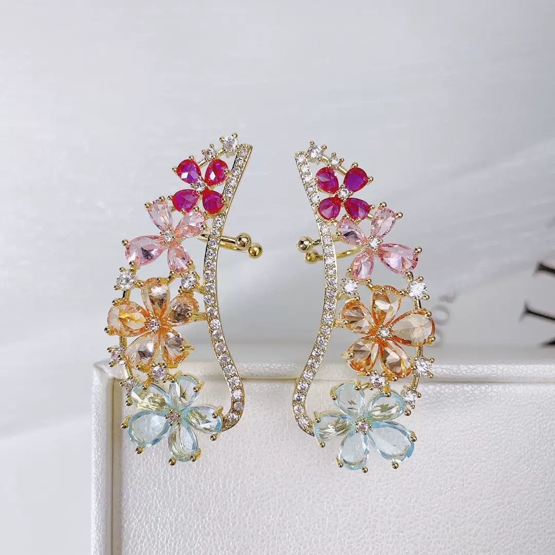 #117 Fashion Zircon Ear Accessories wholesale - 18K Gold Plated | Bo Cheng Jewelry