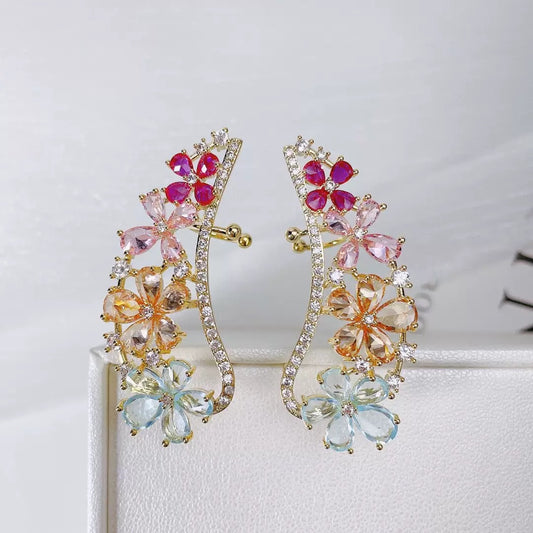 #117 Fashion Zircon Ear Accessories wholesale - 18K Gold Plated | Bo Cheng Jewelry