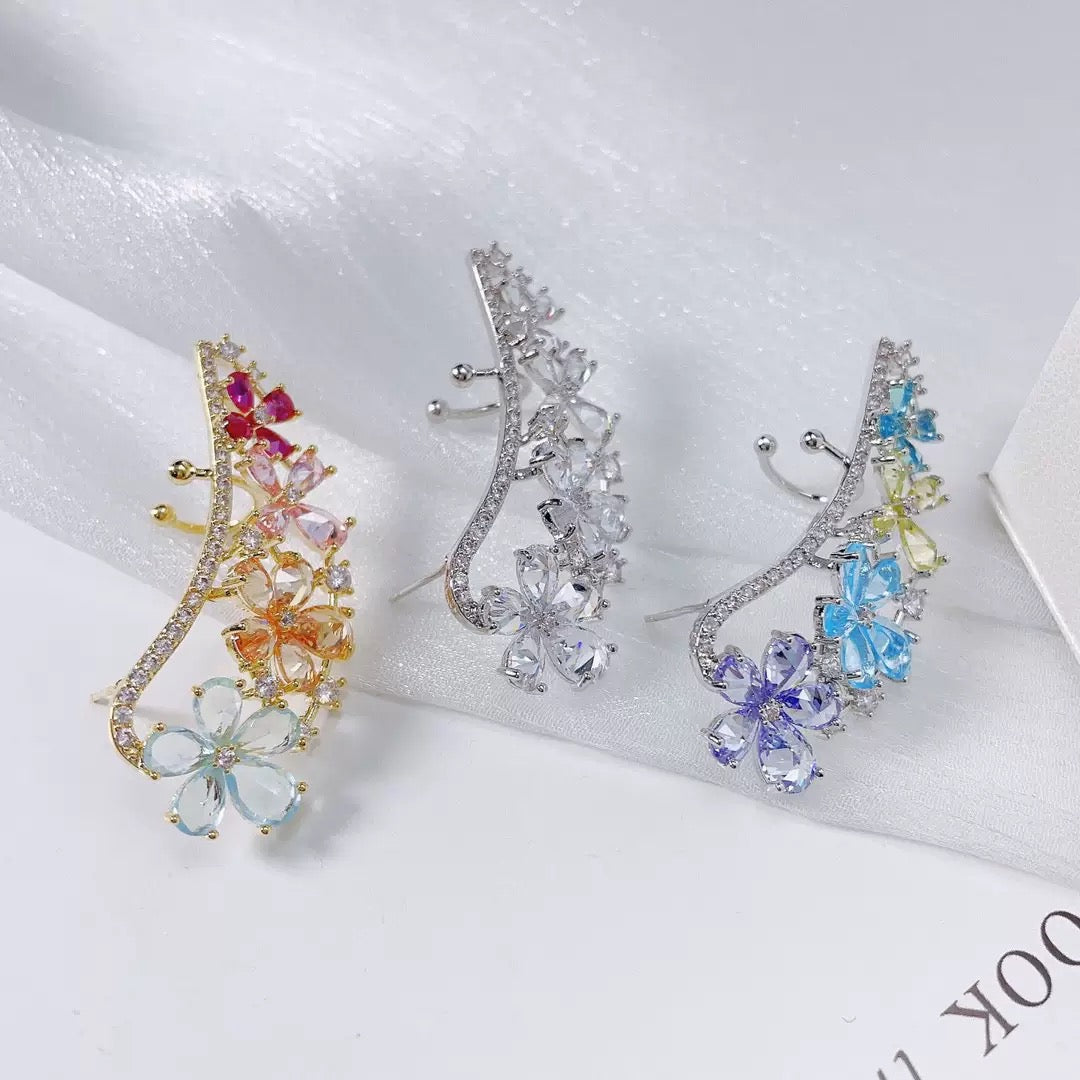 #117 Fashion Zircon Ear Accessories wholesale - 18K Gold Plated | Bo Cheng Jewelry