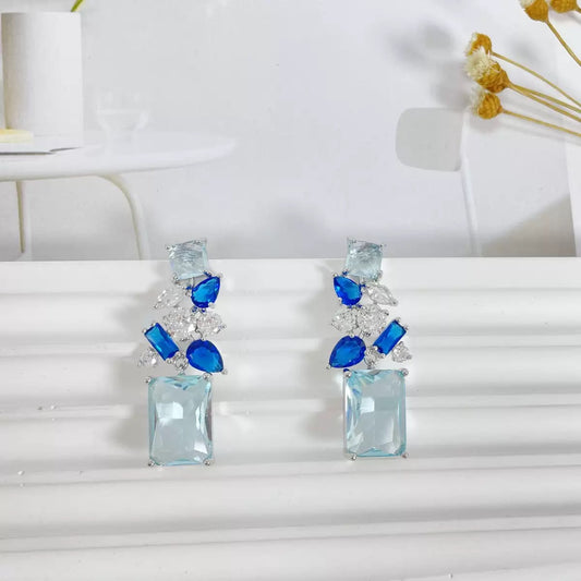 #124 New Luxury Stud Earrings - 18K Gold Plated | Bo Cheng Jewelry