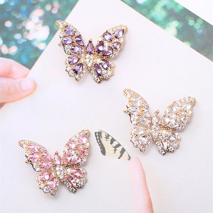 #142 Luxury Cubic Zirconia Earrings - 18K Gold Plated | Bo Cheng Jewelry