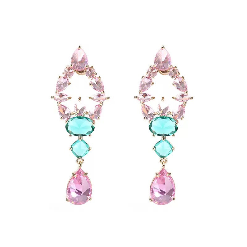 #152 Simulated Diamond Minimalist Ear Accessories - 18K Gold Plated | Bo Cheng Jewelry